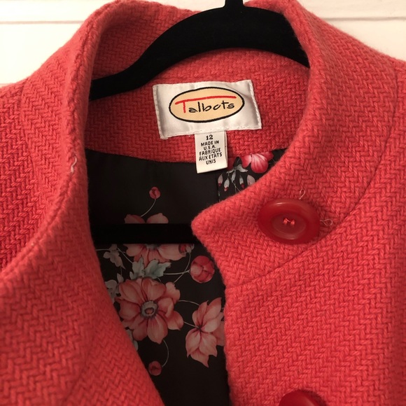 Talbots Pink Topcoat - Picture 2 of 3